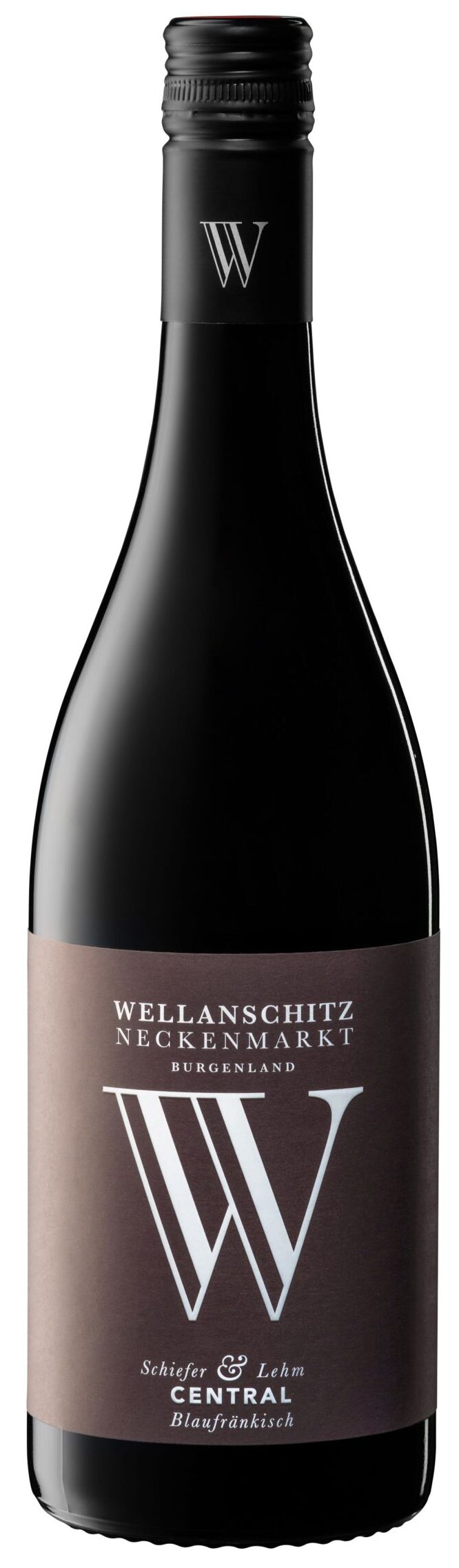 Weingut Wellanschitz - Produktbild Weinflasche - CENTRAL Blaufränkisch Schiefer & Lehm 2023 Weingut Wellanschitz - Produktbild Weinflasche - CENTRAL Blaufränkisch Schiefer & Lehm 2023